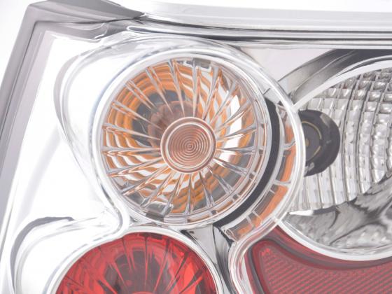 Rückleuchten Set Skoda Fabia Typ 6Y 99-07 chrom Rückleuchten Set Skoda Fabia Typ 6Y 99-07 chrom